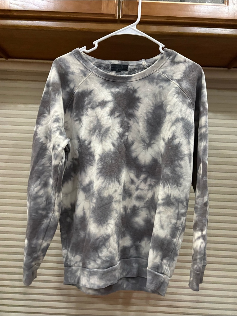 Tie-Dye Crewneck Sweatshirt - Gray